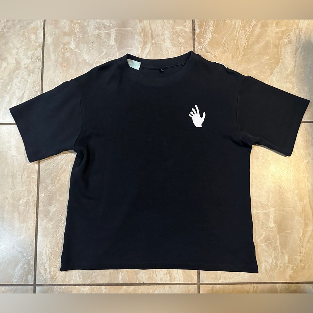 Black Off- White Rubber Arrow Tee Size S